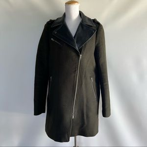 Soia & Kyo Wool and Leather Coat - sz L